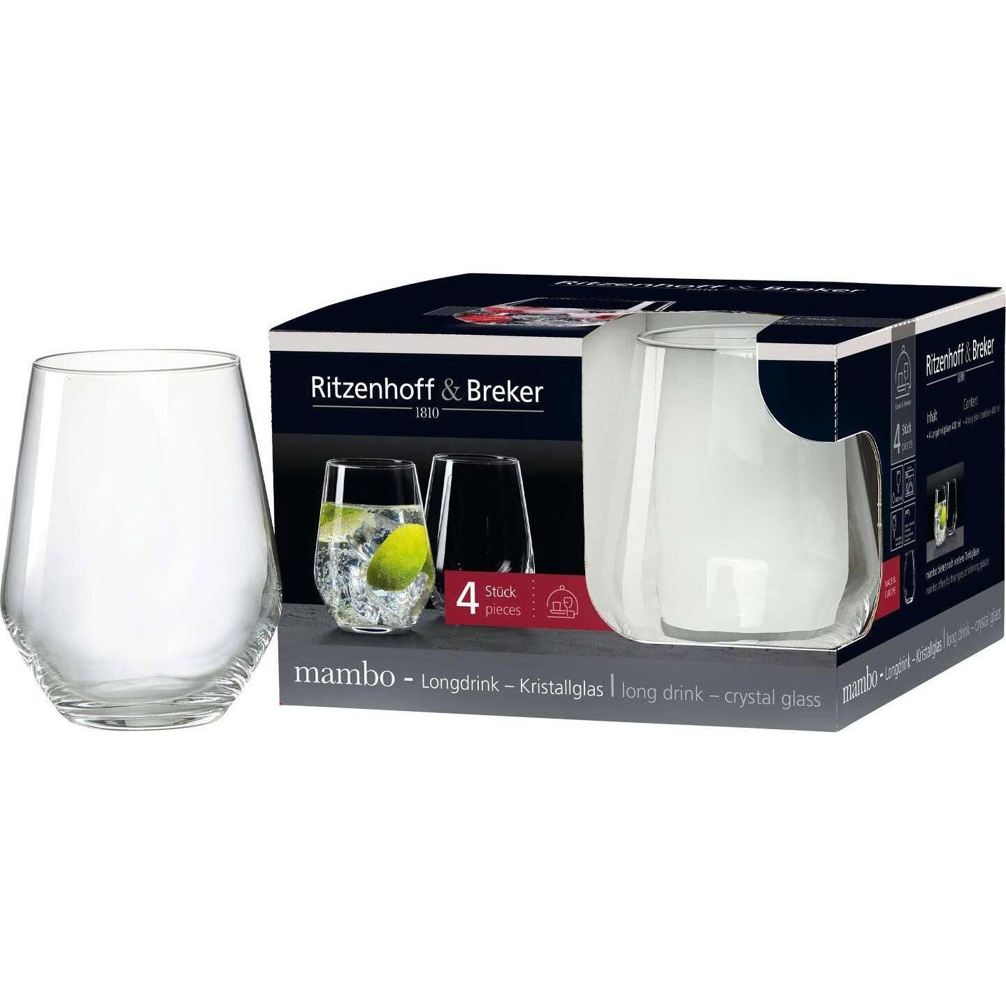 Thumbnail - Ritzenhoff & Breker Longdrinkglas "MAMBO", 0,4 l, Trinkgläser, Transparent