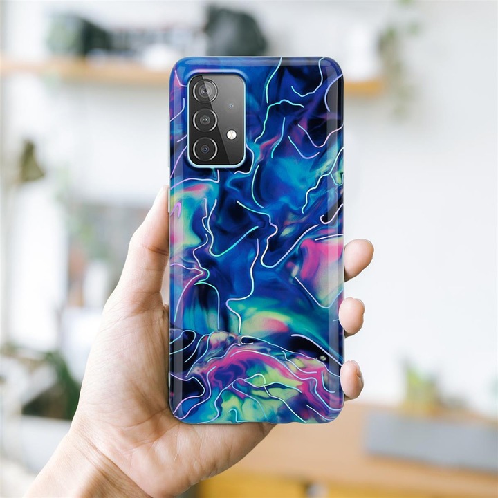 Produktbild Cadorabo IMD TPU Bunter Marmor Cover (Samsung Galaxy A52, Samsung Galaxy A52 5G, Samsung Galaxy A52s 5G)