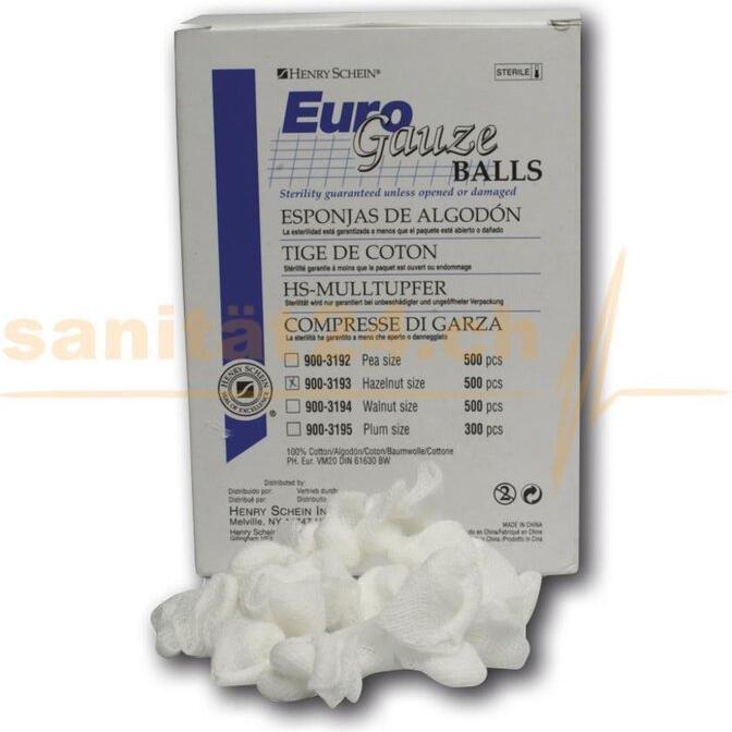 Actual product image Henry Schein Gauze swab sterile, plum 20x20cm, 20x5pcs.