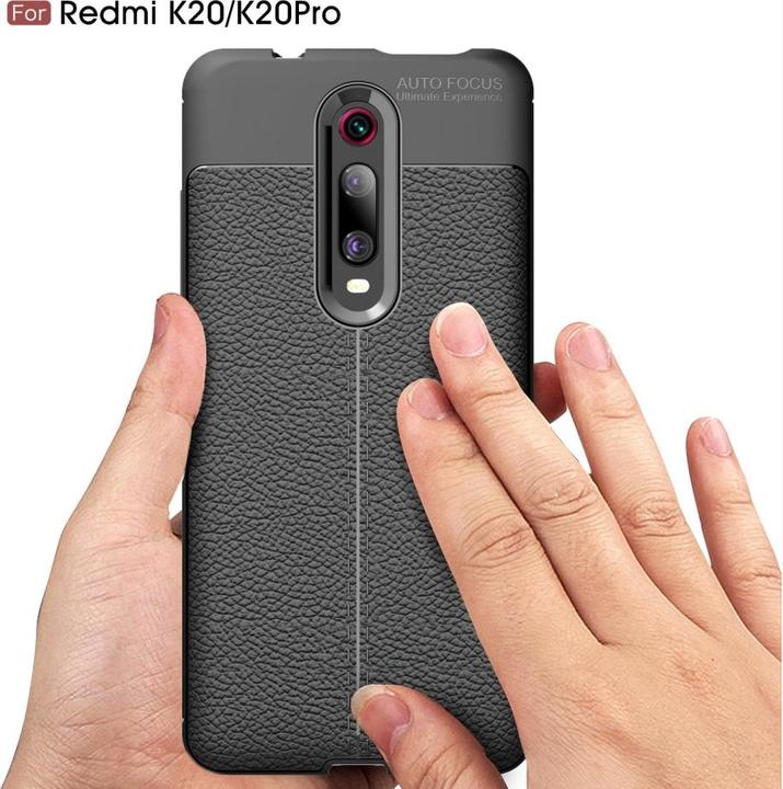 Actual product image Screenguard Xiaomi Mi 9T Case Leather Design TPU Cover (Mi 9T)
