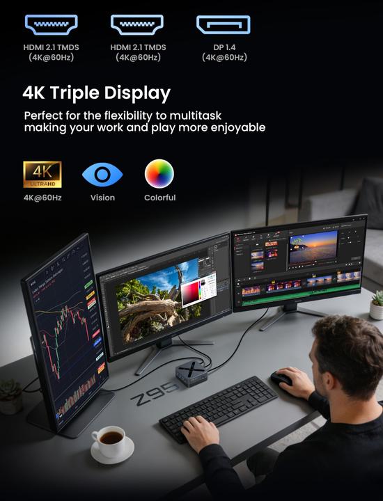 Produktbild Minix NEO Z95 (512 GB, 16 GB, Intel N95, Intel UHD Graphics)