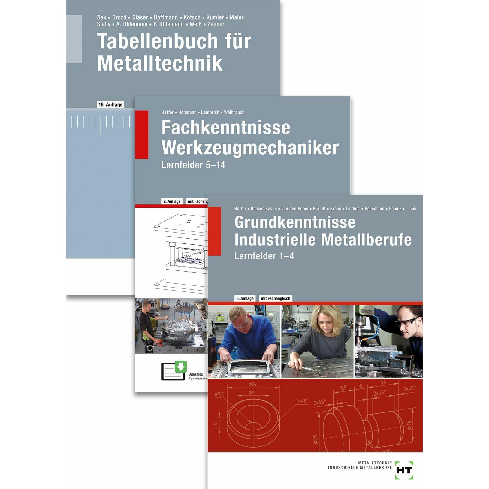 Paketangebot Werkzeugmechaniker, Schulbücher von Gregor van den Boom, Nikolaus Drozd, Finn Brandt, Wolf-Dieter Gläser, W...