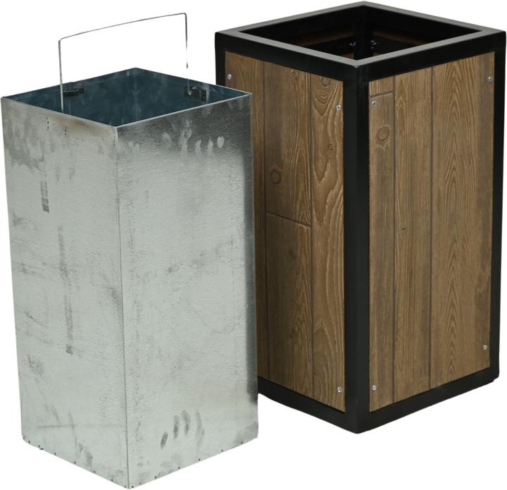 Image du produit Aristar Poubelle avec habillage bois (50 l)