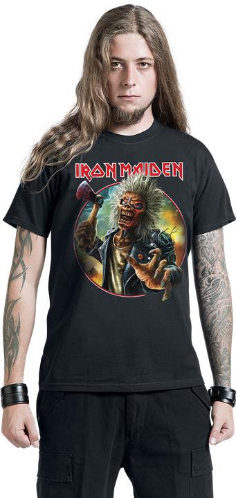 Produktbild Iron Maiden Axe Eddie Circle (S)