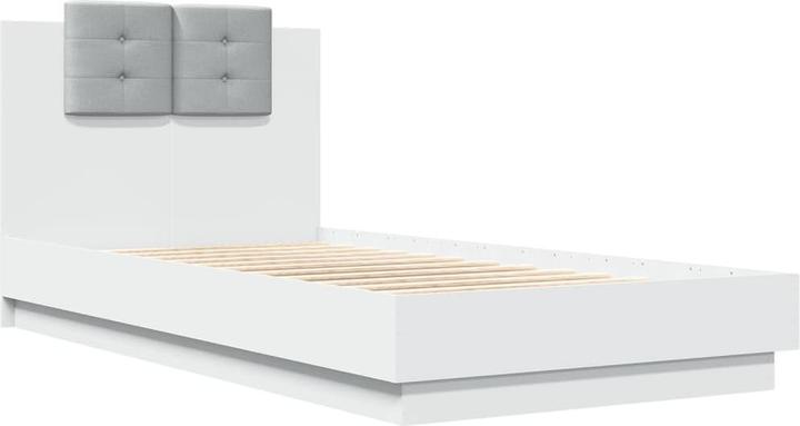 Actual product image VidaXL Bed frame with headboard (75 x 190 cm)