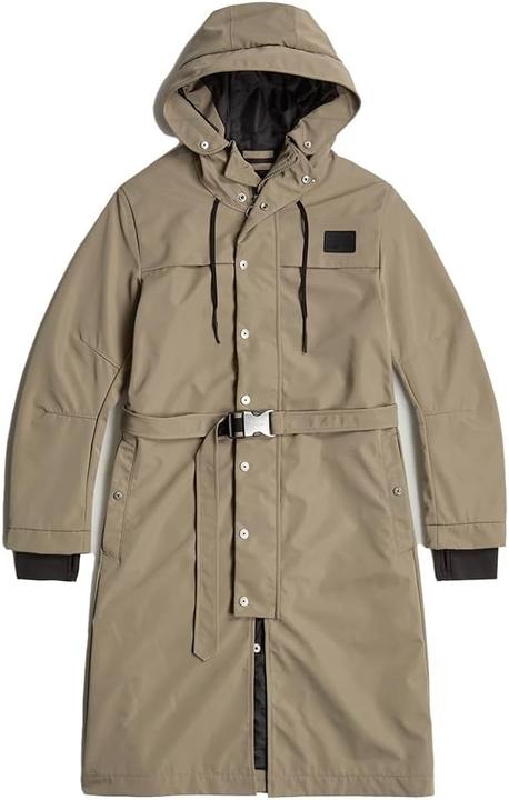 G-Star Parka technique à capuche ajustable, poches passepoilées et manchettes intérieures (L)