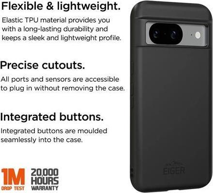 Actual product image Eiger Grip Case (Google Pixel 8a)