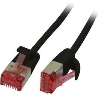 Synergy 21 Kabel Patch-RJ45 U/FTP 250Mhz 0.25m CAT6 *schwarz* slimline rund d=3,6mm Synergy21 (U/FTP, CAT6, 0.25 m), Net...
