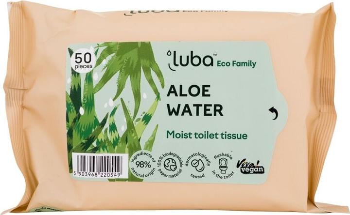 Produktbild Luba Eco Family Moistened Toilet Paper With Aloe Water 50Pcs. (50 x)