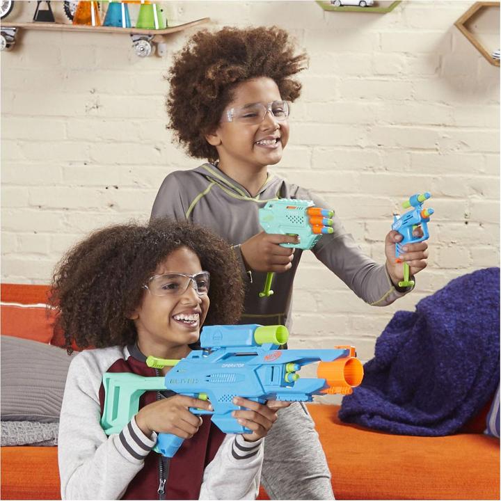 Produktbild Nerf Elite 2.0 Tactical Pack, 3er-Pack, Operator DB-2 Blaster, Trio TD-3 Blaster, Ace SD-1 Blaster