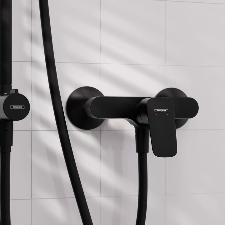 Produktbild hansgrohe HG Einhebel-Brausemischer LOGIS DN 15, Aufputz mattschwarz