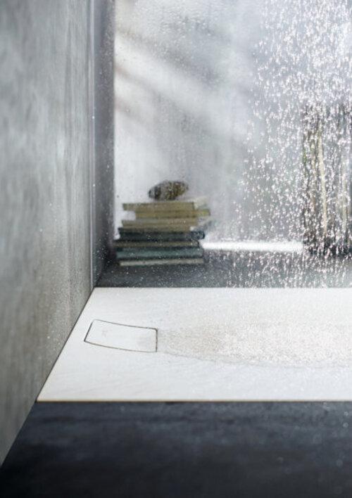 Produktbild Duravit Rechteck-Duschwanne STONETTO 1600x1000x50mm beton grau