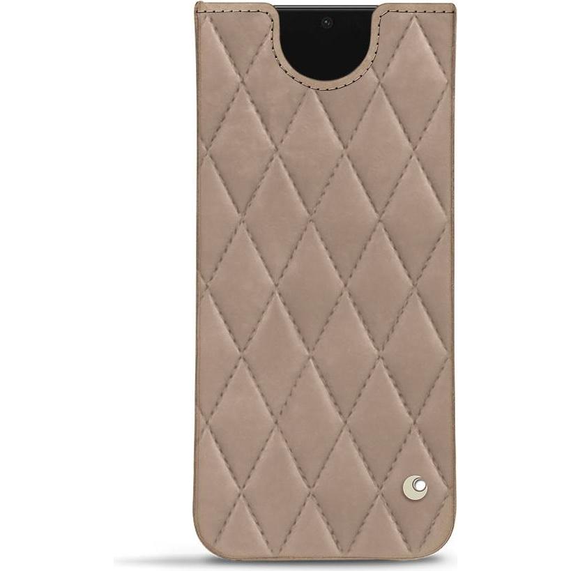 Noreve Lederschutzhülle (Samsung Galaxy S21), Smartphone Hülle, Beige