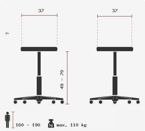 Actual product image Topstar high bob