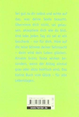 Actual product image Das kleine Buch vom wahren Glück (German, Anselm Green, 2001)