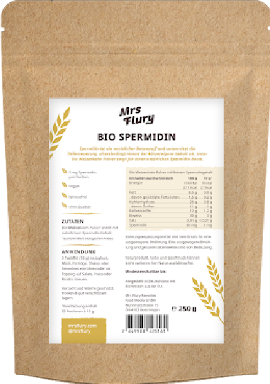 Produktbild Mrs Flury Bio Spermidin (Pulver, 250 g)