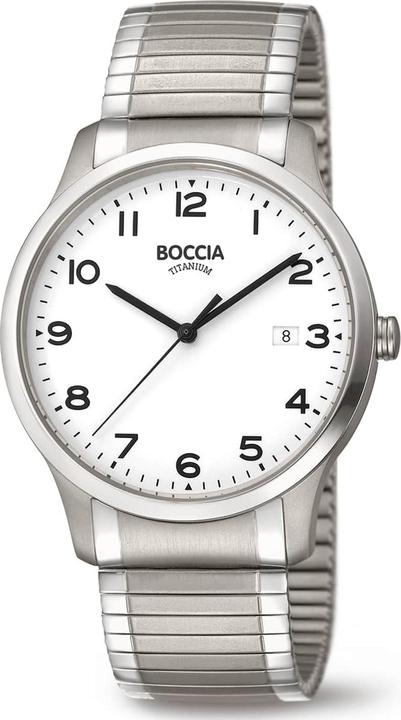 Produktbild Boccia 3616-01 Herrenuhr Zugband Titanium 39mm 5ATM (Analoguhr, 39 mm)