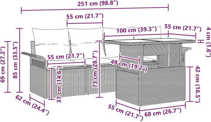 Produktbild vidaXL Kace