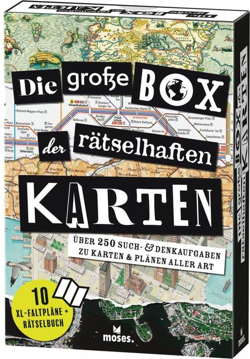 Produktbild Die grosse Box der rätselhaften Karten (Deutsch, Elke Vogel, Silke Klemt, 2022)