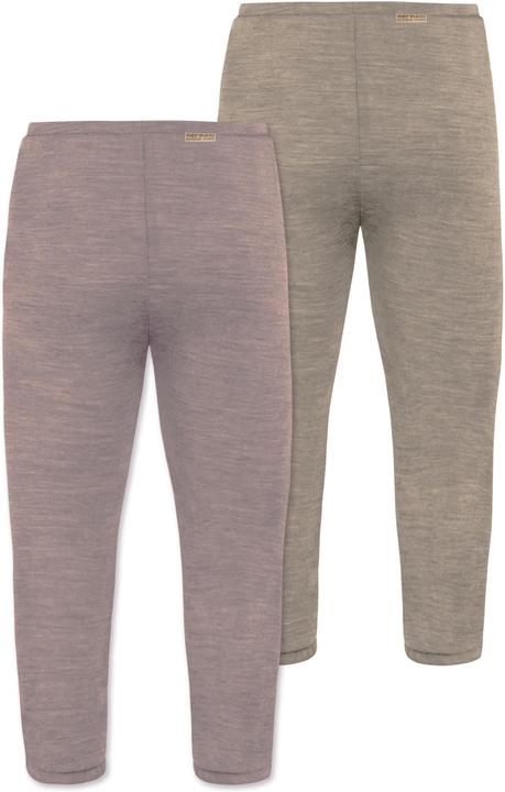 Produktbild Normani 2er Pack Baby Merino Unterhose mit Füssen - 9539 (92)