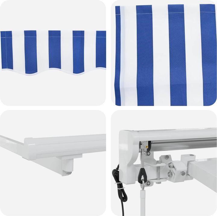 Produktbild vidaXL Elektrische ausziehbare Markise (2.50 m)