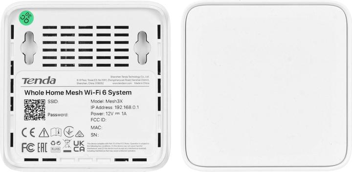 Actual product image Tenda EX3-3 Ax1500 300m² Mesh System