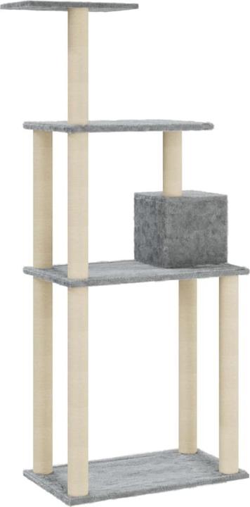 Actual product image vidaXL Katzenbaum (147 cm, Light grey)