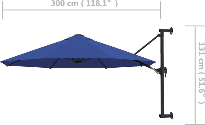 Actual product image vidaXL Sonnenschirm (3 m)