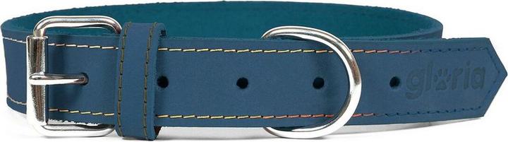 Produktbild Gloria Hundehalsband Oasis Blau 50 cm (50 x 2,1 cm) (Nubukleder)