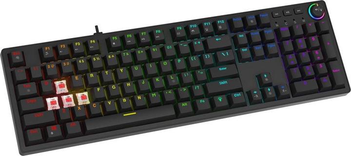Image du produit Savio STYX Mechanical Keyboard Outemu Red Hot Swap RGB (ING. Int., Filaire)