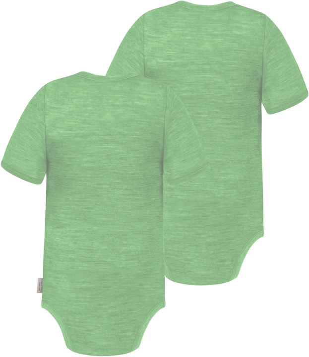Actual product image Normani Set of 2 baby merino bodysuit short sleeves "Tauranga" - 9285 (62)