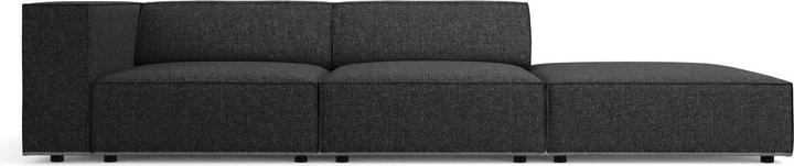 Actual product image Cosmopolitan Design Right Sofa, "Arendal", 4 Seats, Black, 262x102x70 Made in Europe
