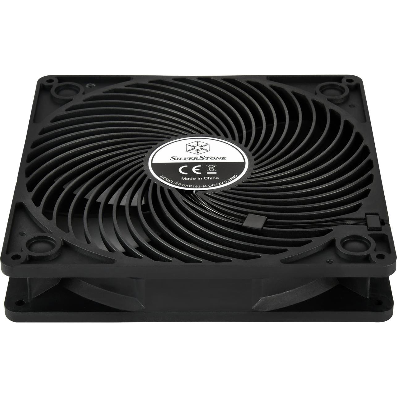 Silverstone SST-AP183 Air Penetrator (180 mm, 1 x), PC Lüfter, Schwarz