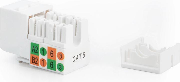 Produktbild Digitus CAT 5e Keystone Modul ungeschirmt RJ45 zu LSA Farbe Schwarz (Keystone Modul)