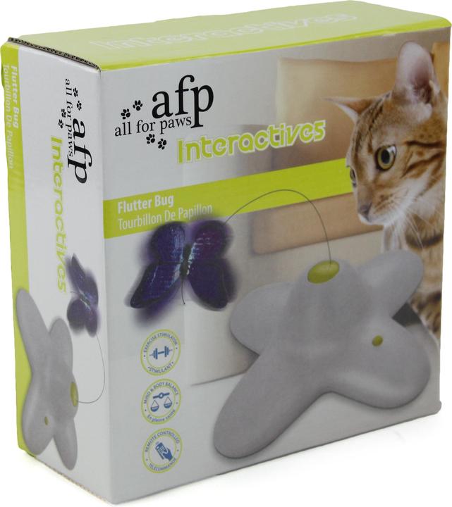Produktbild All for Paws AFP Interactive - Flutter Bug (Plüschspielzeug Katze)