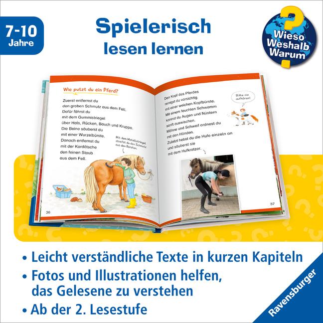 Produktbild Ravensburger Wieso? Weshalb? Warum? Erstleser: Pferde (Deutsch, Carola von Kessel, 2022)
