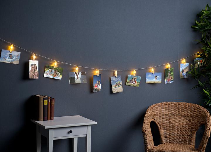 Produktbild Lunartec Foto-Clips-Lichterkette (6 m)