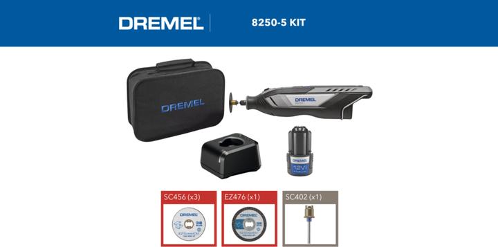 Actual product image Dremel Cordless multifunction tool 8250 (Multifunctional tool)