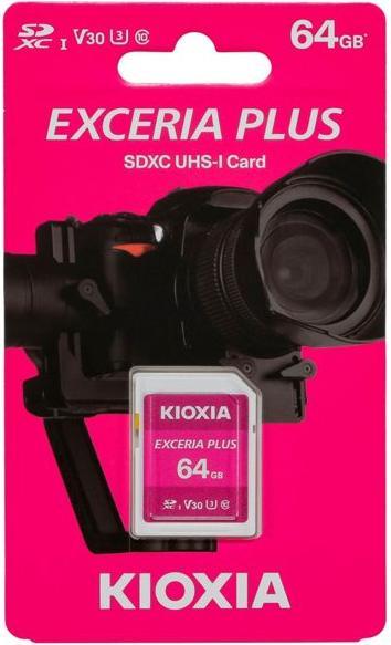 Immagine prodotto Kioxia Exceria Plus (64 GB, SDXC, U3, UHS-I)