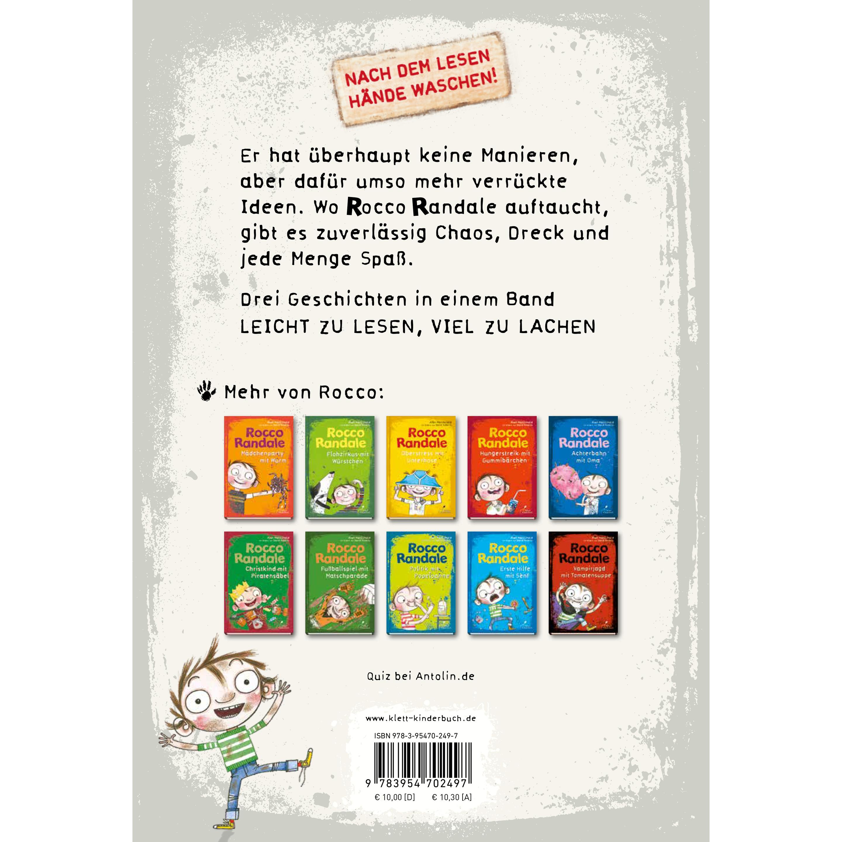 Thumbnail - Rocco Randale - Zoff mit Zahnarzt, Kinderbücher von Alan MacDonald, David Roberts, Petra Buck