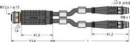 Produktbild Turck Zweifachverteiler