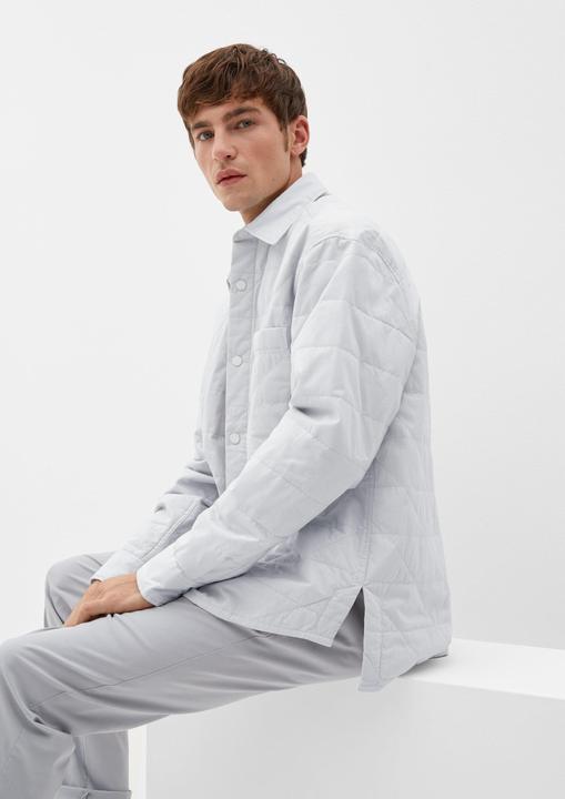 Produktbild s.Oliver Hemd Relaxed: Overshirt mit Steppung (L)