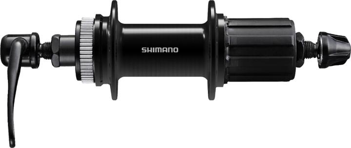 Actual product image Shimano Rear hub FH-QC400 8/9/10/11-speed 135 mm 36-hole QR Centre (Disc brake Center lock)