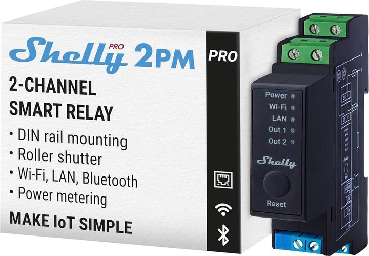 Actual product image Shelly Pro 2PM