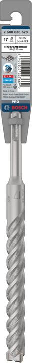 Immagine prodotto Bosch Professional Zubehör Punta per trapano a percussione PRO SDS plus-5X, 17 x 150 x 210 mm (17 millimetri)