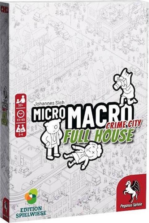 Produktbild Pegasus MicroMacro: Crime City 2 - Full House (Deutsch, 1 - 4 Spieler)
