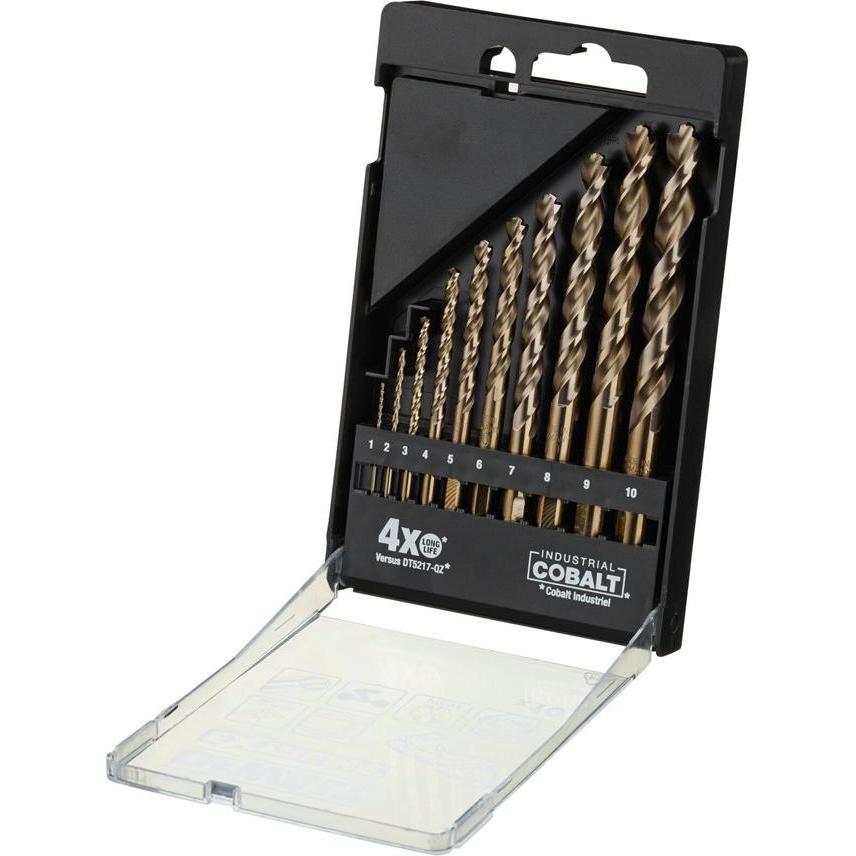 Thumbnail - DeWalt, Bohrereinsatz, drill for metal, cylindrical cobalt 2 7 4 5 1 3 6 10 8 9mm 10pcs. (DT5935-QZ) (3, 4, 5, 6, 7, 8, ...