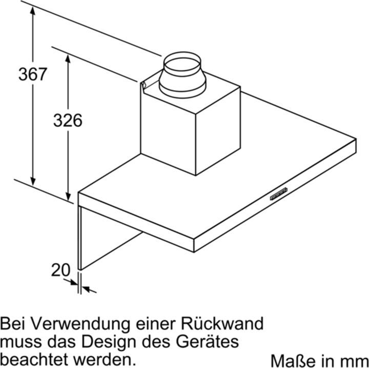 Produktbild Bosch Hausgeräte DWB97IM50 (Wandhaube)