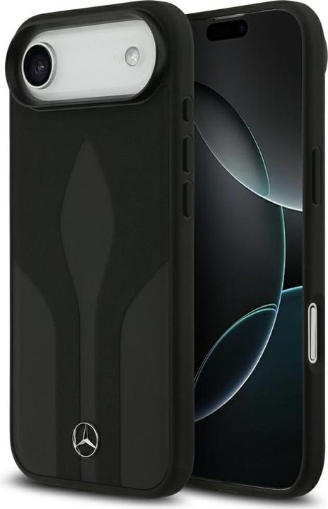 Immagine prodotto Mercedes Case Leather The Move MagSafe for iPhone 17 Air black (Apple iPhone 17 Pro)