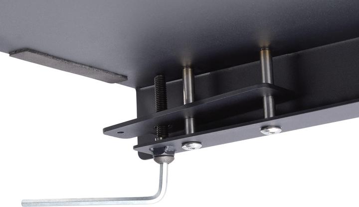 Produktbild StarTech com Porta tastiera per scrivania angolare/ a forma di L in acciaio, Vassoio per tastiera/mo